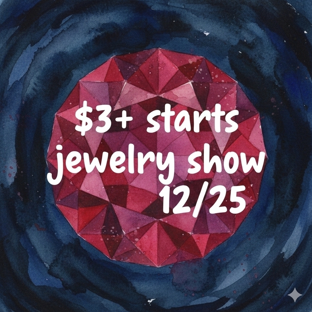 New Jewelry Item $3+ Start